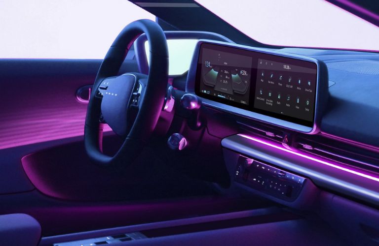 Interior of the 2023 Hyundai IONIQ 6